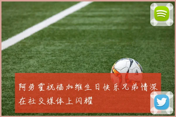 阿劳霍祝福加维生日快乐兄弟情深在社交媒体上闪耀